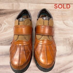 ***SOLD*** Polo Sport Ralph Lauren men leather boots.  Size 11/US